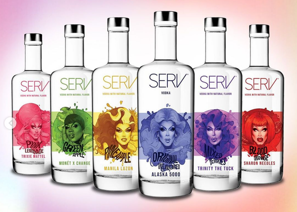 Watch: Alaska 5000, Trixie Mattel and More Launch SERV Vodka