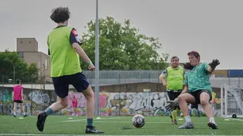 On the Day Transgender Women Soccer Players Face a Ban in England, they Play On