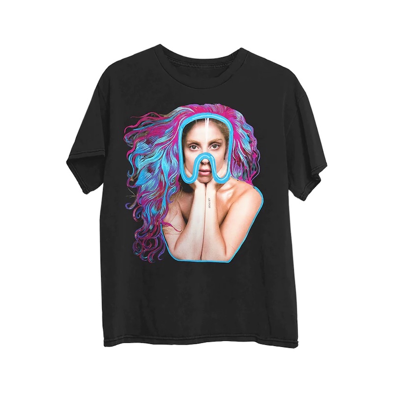 Artpop Marker Collage Mask T-Shirt, $50