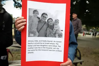 Emergency No War on Iran protest recounts historical violence, destruction, and the need for liberation