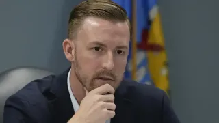 Far-Right Oklahoma Superintendent Ryan Walters’ Office TV Displays Images of Nude Women During State Board of Education Meeting