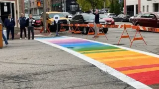 Milwaukee Unveils Pride-Themed Rainbow Crosswalks in Historic Walker’s Point